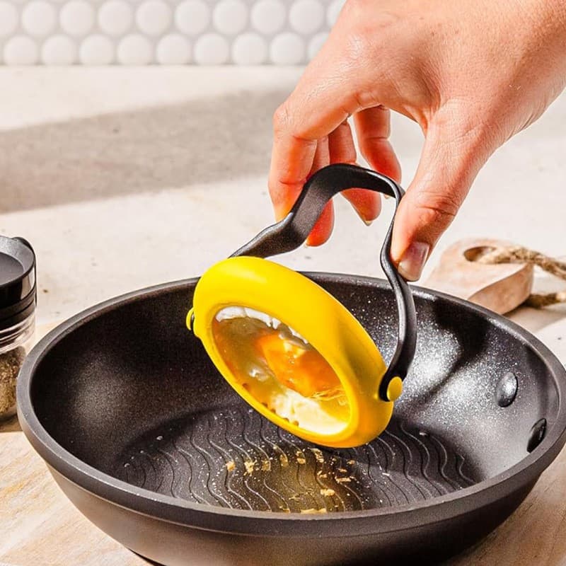 Creative silicone egg mold, cake mold, baking kitchen tool, round non-stick egg fryer, egg ring fryer