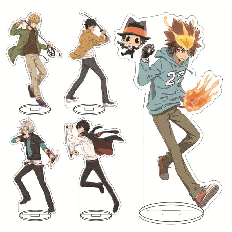 Home Tutor HITMAN REBORN! Acrylic Large Standee Tsunayoshi Sawada Lambo Acrylic Figure