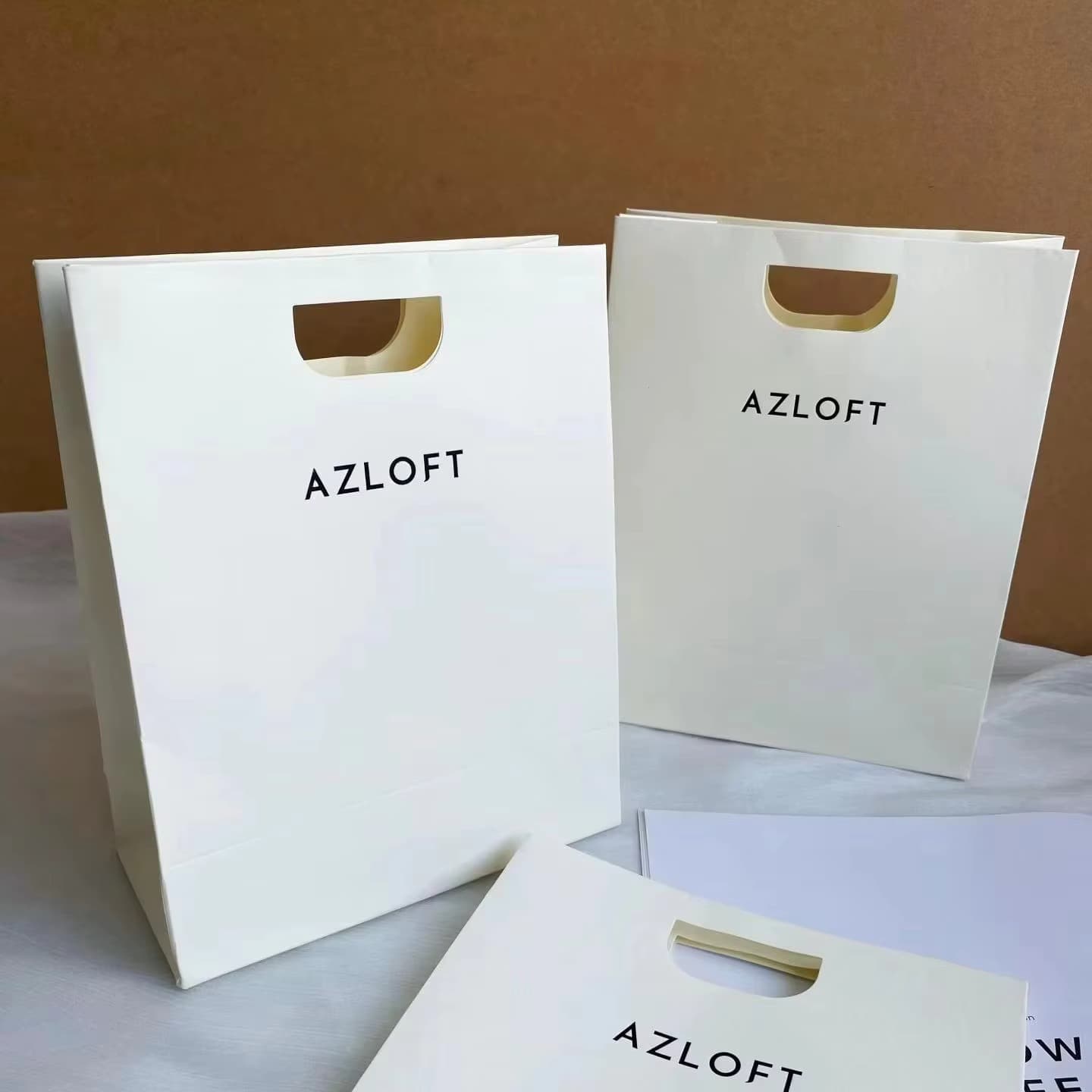 Paper bag customization handbag paper bag gift bag limited time available large brown kraft paper shopping heavy