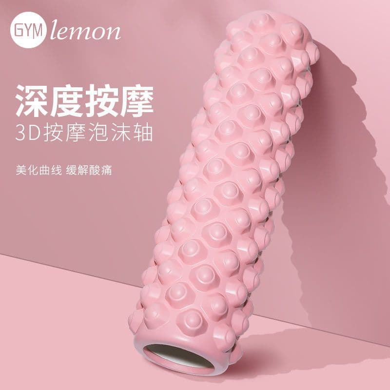 Foam Roller for Leg Slimming, Yoga Stick, Muscle Relaxation Roller, Massage Roller, Wolf Tooth Roller