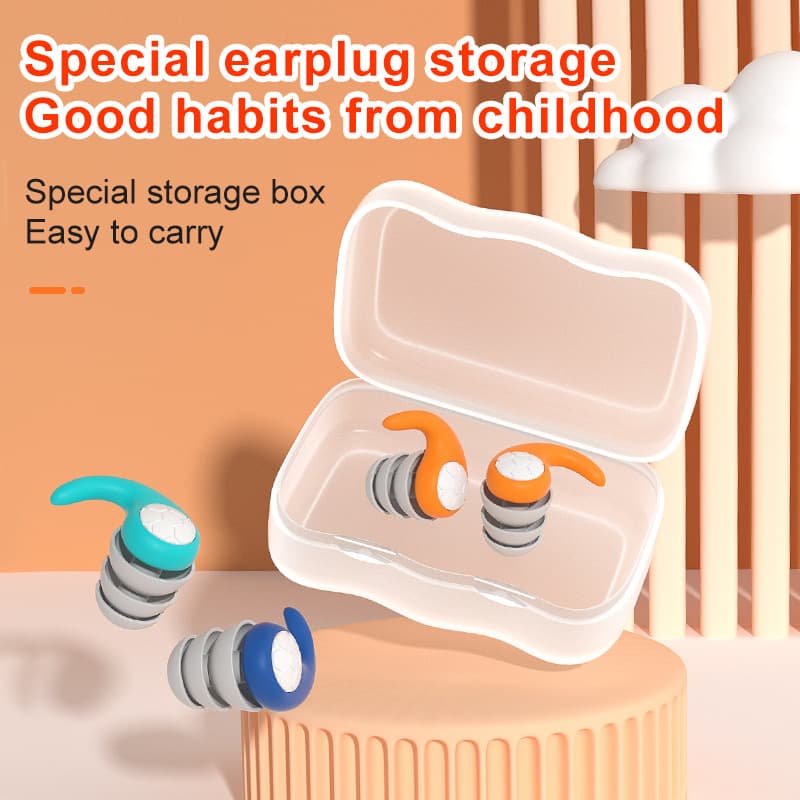 Children's Earplugs Noise Reduction Waterproof Small Size