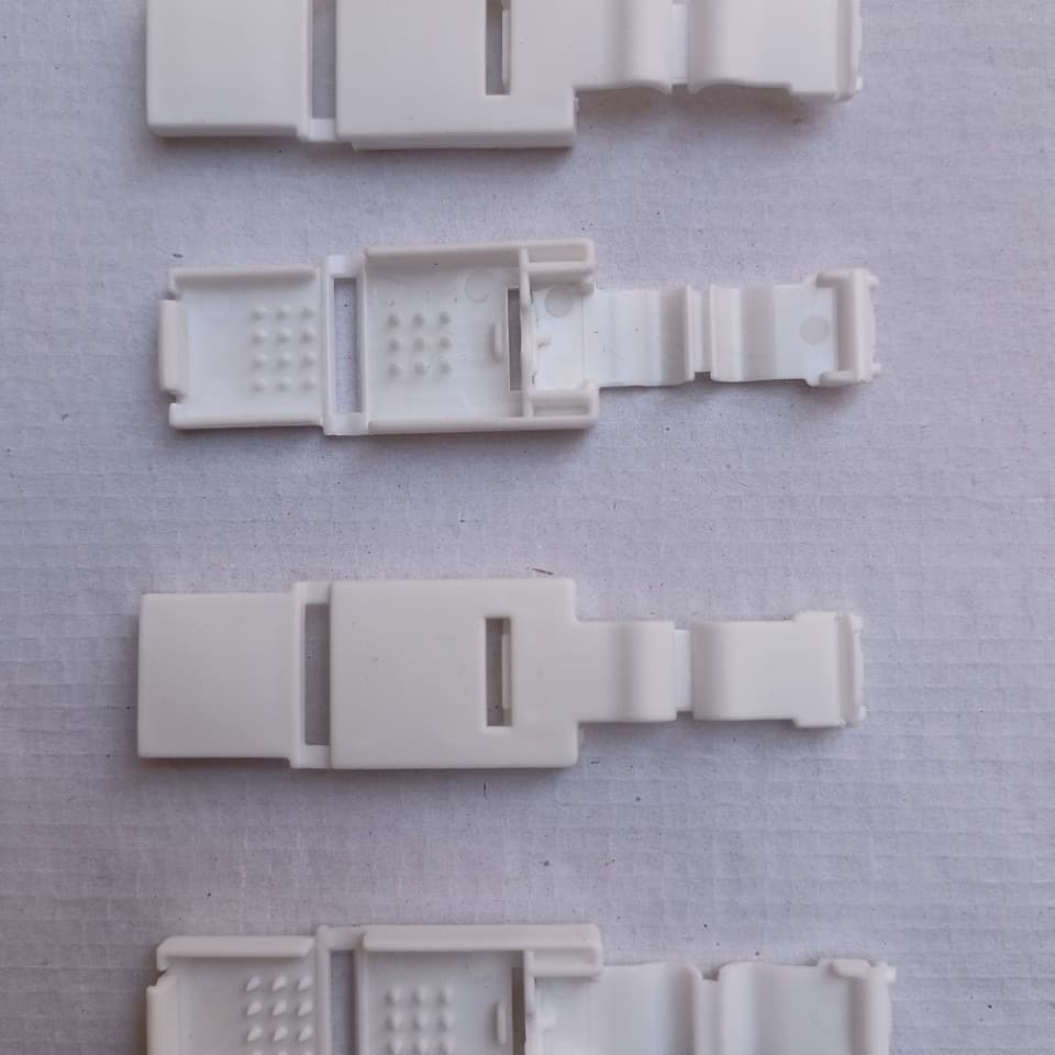 Elite One-Piece Buckle 15mm White Plastic Snap, RuiPu Buckle, YouHe Buckle