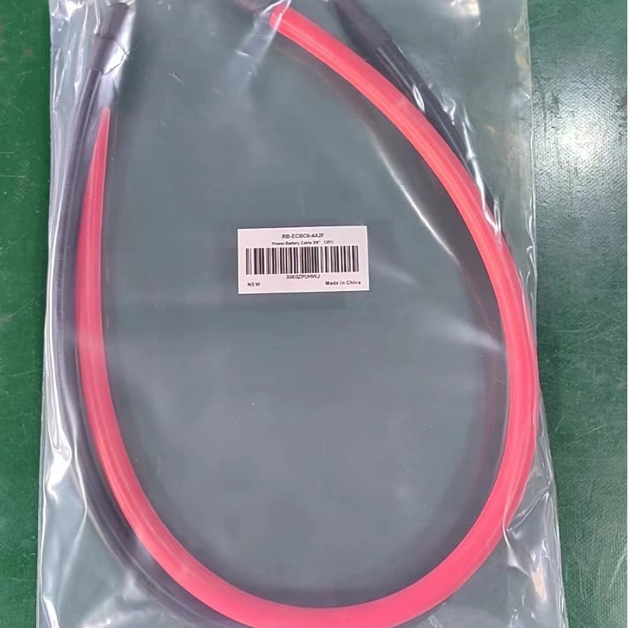 4AWG battery 1FT energy storage 3/8SC copper nose battery cable connecting cable rubber cable Rubber thread