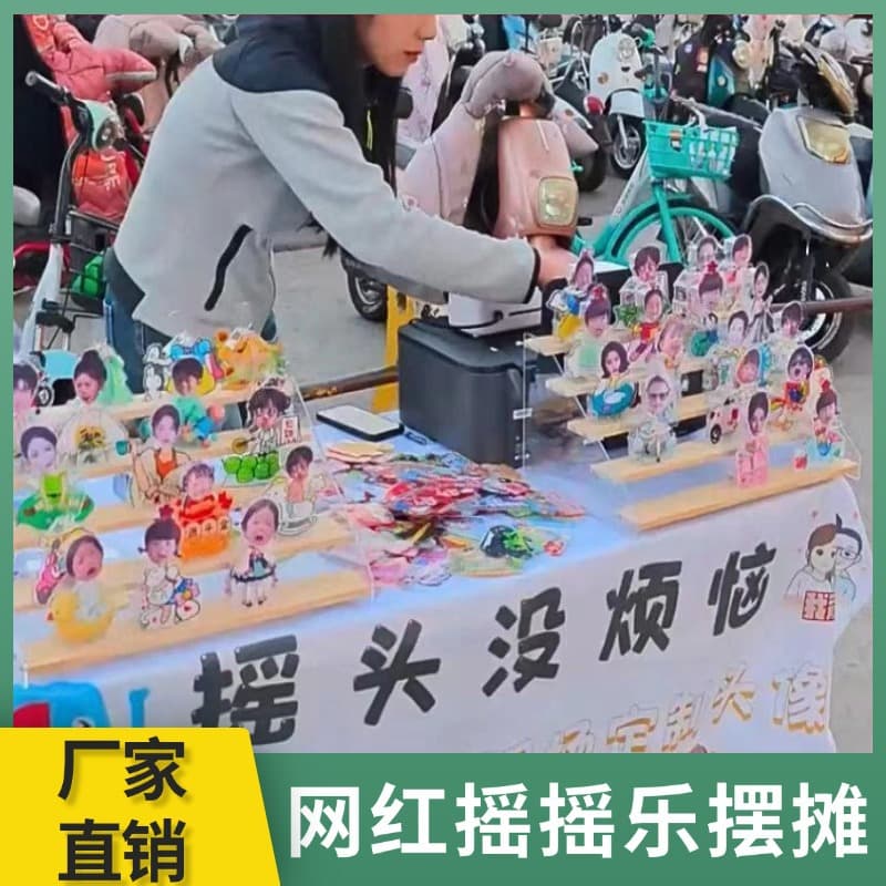 Wobble Acrylic Body Template Standee, Auto Head-Shaking Creative Desk Decor, Street Stall Wobble Ornament