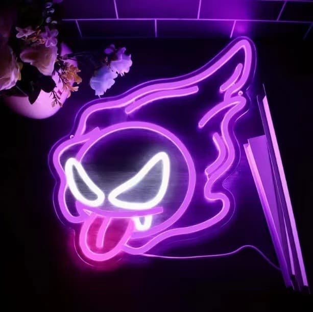 LED Neon Light for Gaming Room Setup, Wall-Mounted Creative Internet Cafe Game Machine Glowing Sign Decoration