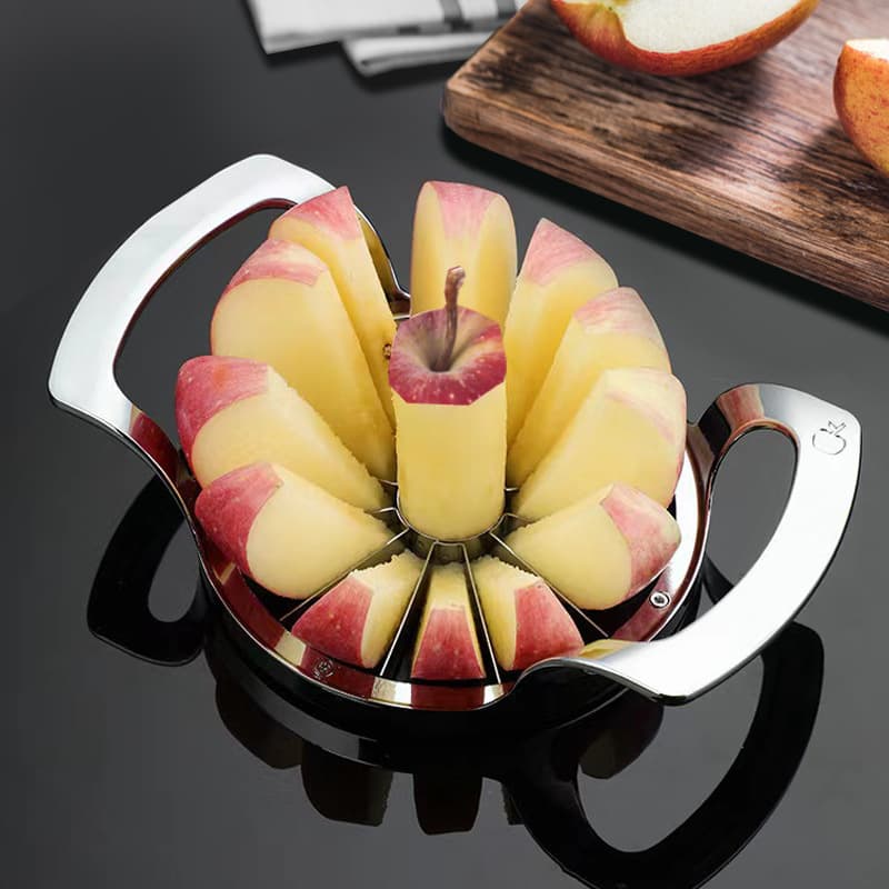 Corer Pear Creative Kitchen Tool Fruit Slicer Divider 12-Segment Large Zinc Alloy Apple Cutter