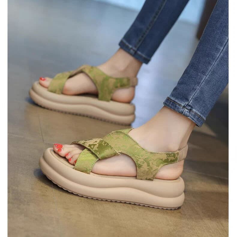 Roman Sandals Women Summer Outdoor 2026 New High-End Style for Dresses Casual Versatile Thick Sole Sports Beach Shoes