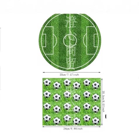 Cross-border supply wafer paper frosting paper printed football Spider-Man Frozen cake border decoration set