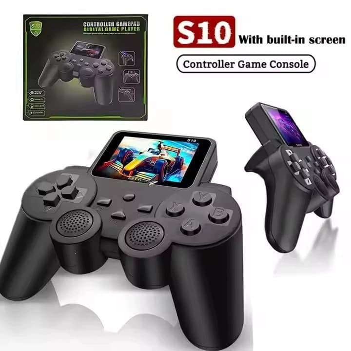 S10 Handheld Game Console Retro FC Character Adventure 520 Games Children's Toy Single Dual Player TV Game Retro Style