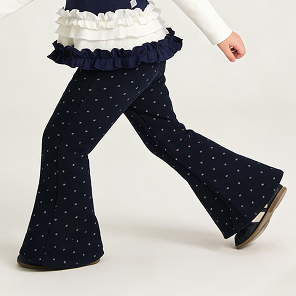 Girls' pants spring and autumn girls slim polka dot bell pants children's trousers spring thin children's clothing Korean style children's clothing girls