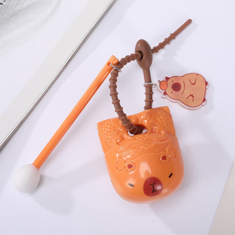 Little Red Book (Xiaohongshu) - Stress-relieving wooden fish percussion instrument, a cute portable percussion ornament for the office.