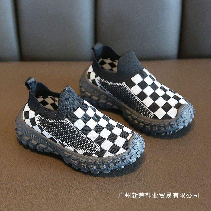 Children's Shoes 2025 Spring Autumn Boys Shoes Socks Shoes Girls Kindergarten Indoor Shoes Baby Mesh Breathable Shoes