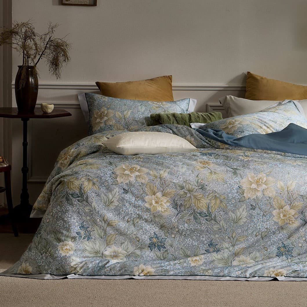 Libon Offline Edition 300TC Long-Staple Cotton Garden Wonder Digital Print Series Bedding Set
