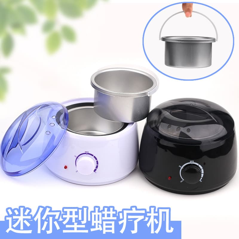 Cross-border Wax Therapy Machine Round Wax Pot Hand Care Beauty Paraffin Wax Machine High Power Hair Removal Wax Nail Art Tool