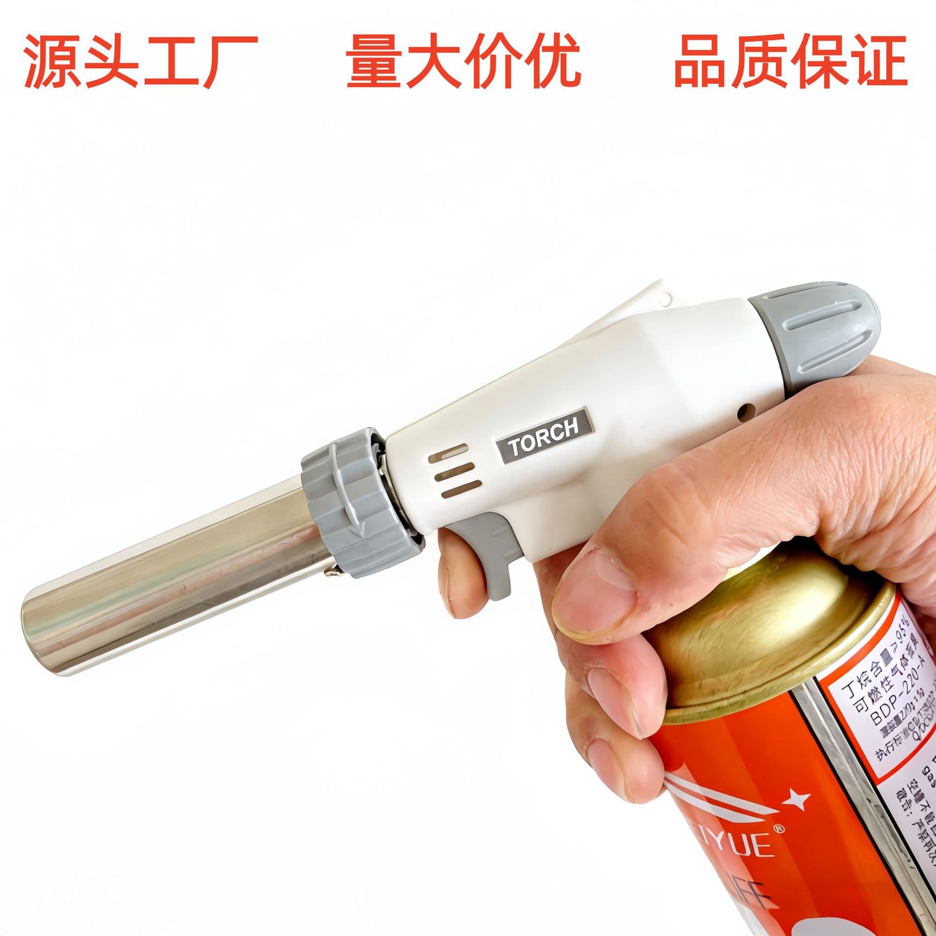 516C Cartridge Blow Torch Butane Gas Canister Torch for Pig Hair Removal Baking Igniter Metal Welding Ignition Gun Refillable
