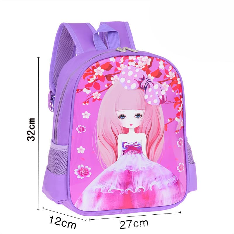 Factory Direct New Elementary School Student Backpack Cartoon Cute Princess Series Children's Backpack Korean Style Weight-Reducing Shoulder Bag