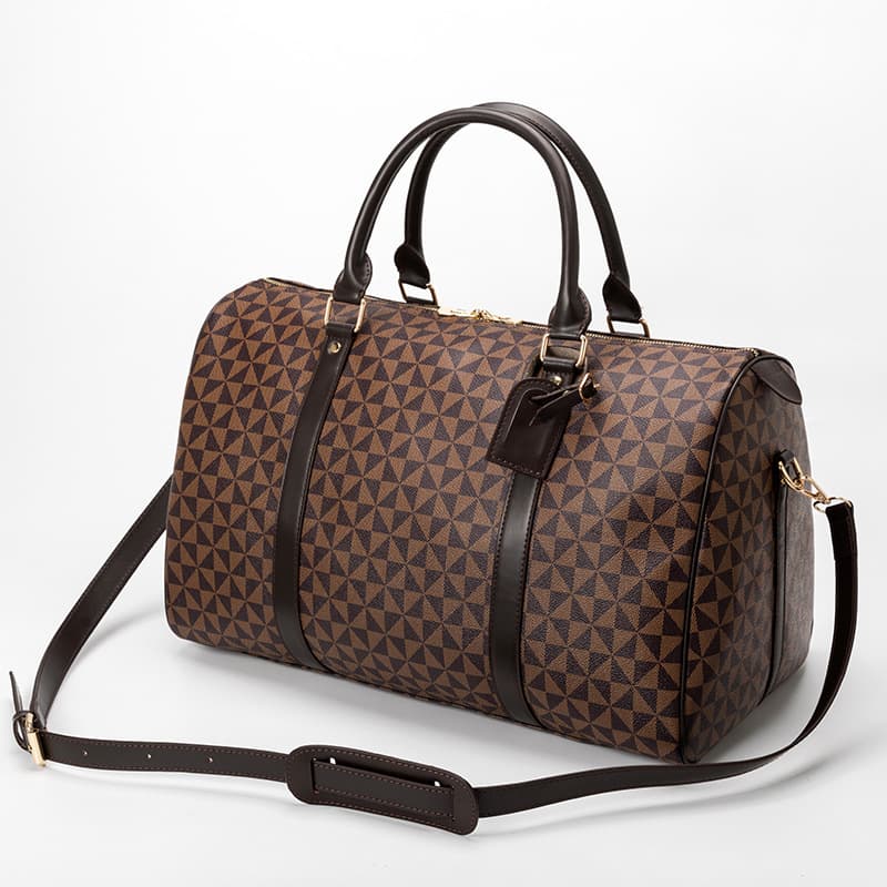 European and American High-End Fashion Travel Bag Men's Large Capacity Business Trip Luggage Duffel Printed Versatile Gym Bag Streetwear Women's Bag