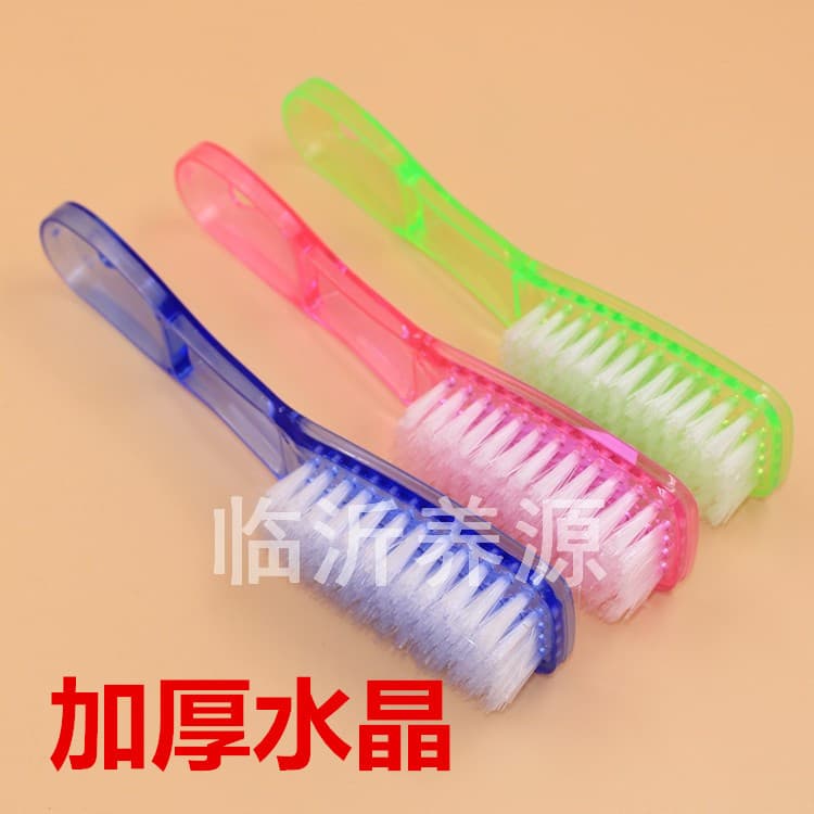Large Crystal Shoe Brush, Candy Color Plastic Shoe Brush, Large Cleaning Brush with Long Handle for Shoes