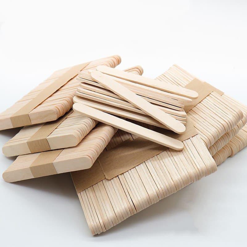 Popsicle Sticks Wooden Craft Sticks DIY Craft Supplies Model Ice Cream Sticks Wood Slices Wood Sticks