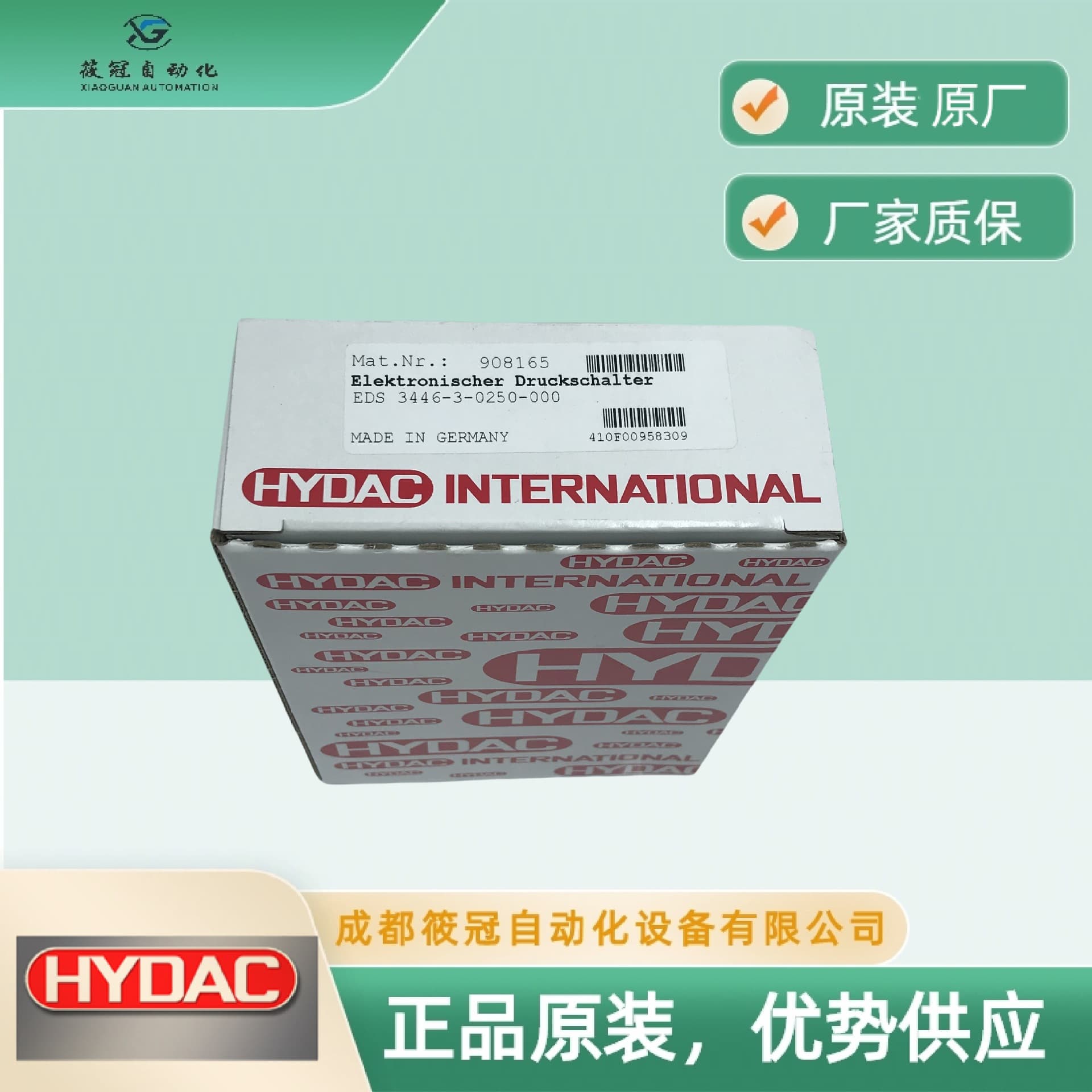 HYDAC Relay, Model EDS3446-3-0250-000 In Stock Original