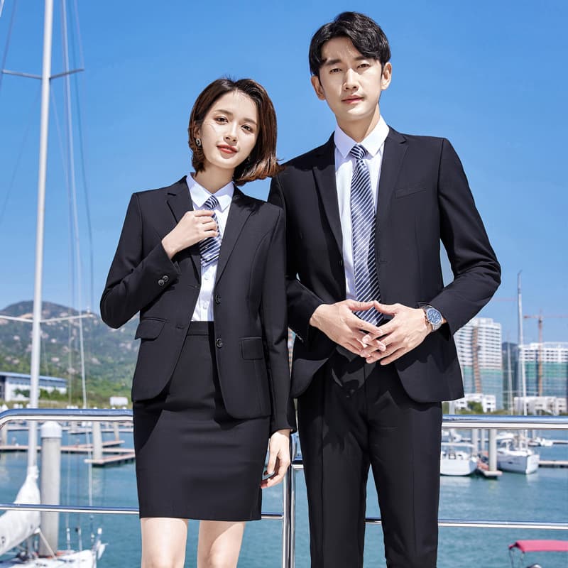 2022 Gray Suit Jacket High-End Business Suit Bank Professional Attire Sales Office Uniform Unisex Suit Set