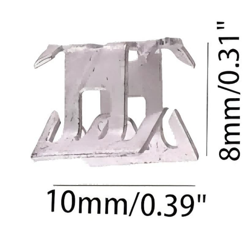 Automotive metal buckles, galvanized V-shaped instrument panel steel clip buckles, U-shaped iron clip buckles, seat buckles, stamping parts