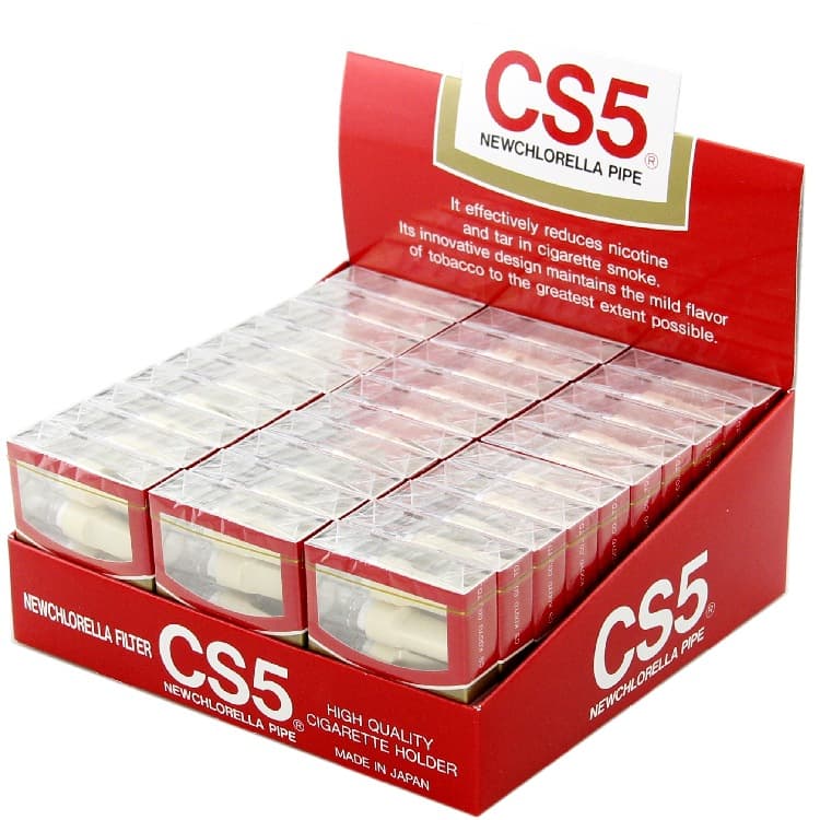 CS5 disposable plastic cigarette filter, made in Japan, is a domestically produced, safe smoking accessory.