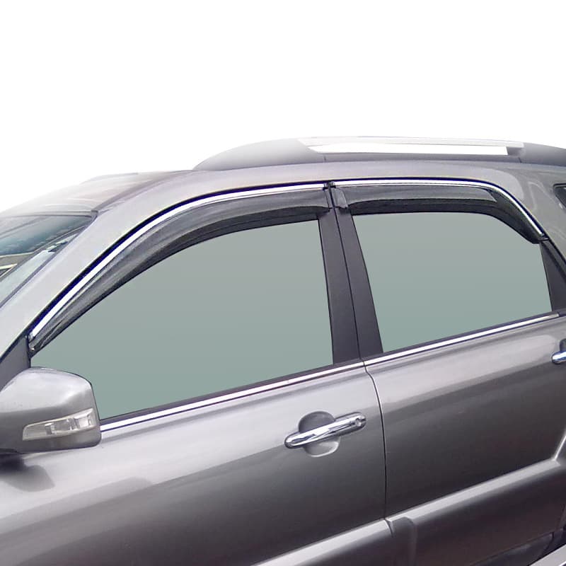 For Kia Sportage, Sportage R, K7 Cadenza, KX7, Sorento, Carens, Borrego Injection Molded Rain Guard Visor