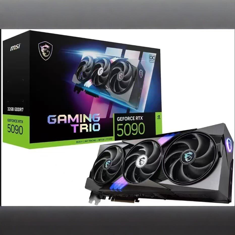 MSI Suprim RTX 5090 32G GAMING TRIO OC Gaming Graphics Card DLSS4 Ray Tracing Design