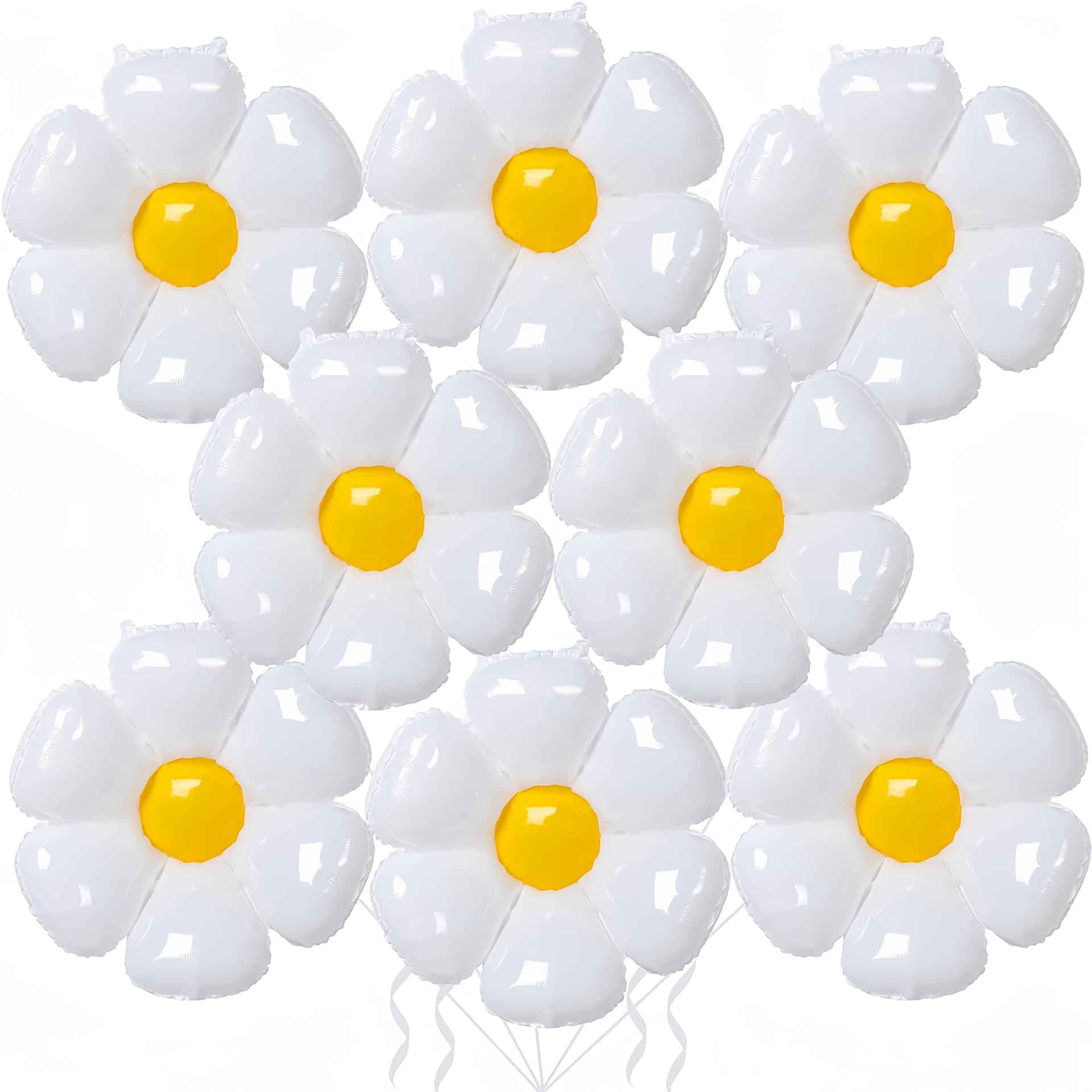 Small Daisy Balloon Foil Balloons Suitable for Birthday Baby Shower Wedding Daisy Party Decoration