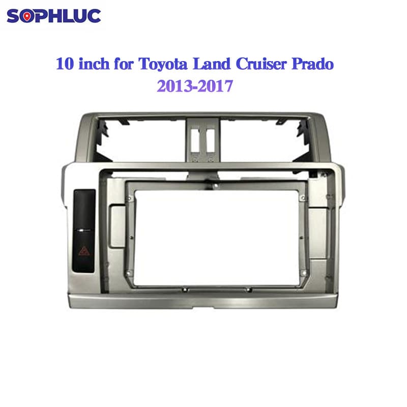 Suitable for 2014 Toyota Prado central control navigation panel Android frame audio panel frame 10.1 inch left side