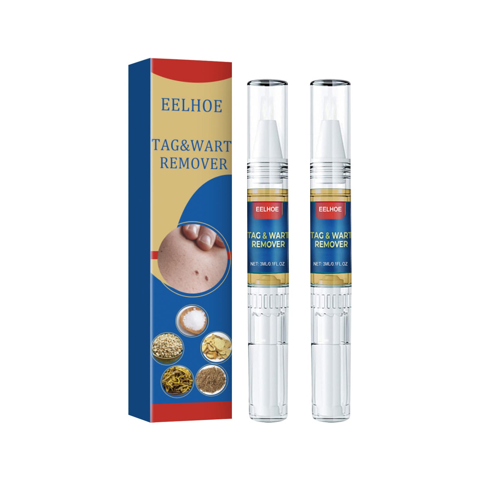 EELHOE Skin Care Pen Gentle Formula Body Cleansing Skin Care Pen
