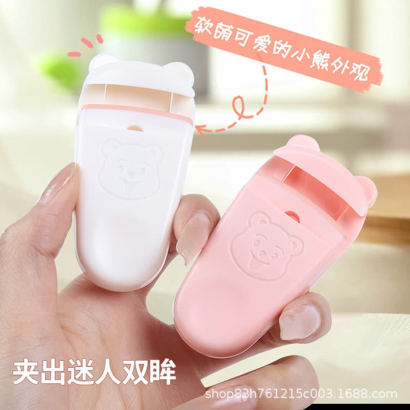 Eyelash Curler, Long-Lasting Curling Tool, Sunflower Shape, Lash Lifter, Wide-Angle Natural Look, for Beginners & Students