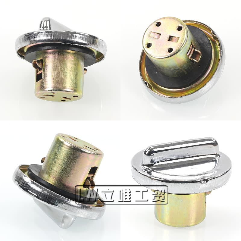ATV Water-cooled Kart Spiral Fuel Tank Cap Compatible with GY50-250cc Iron Fuel Tank Cap Fuel Can Lid