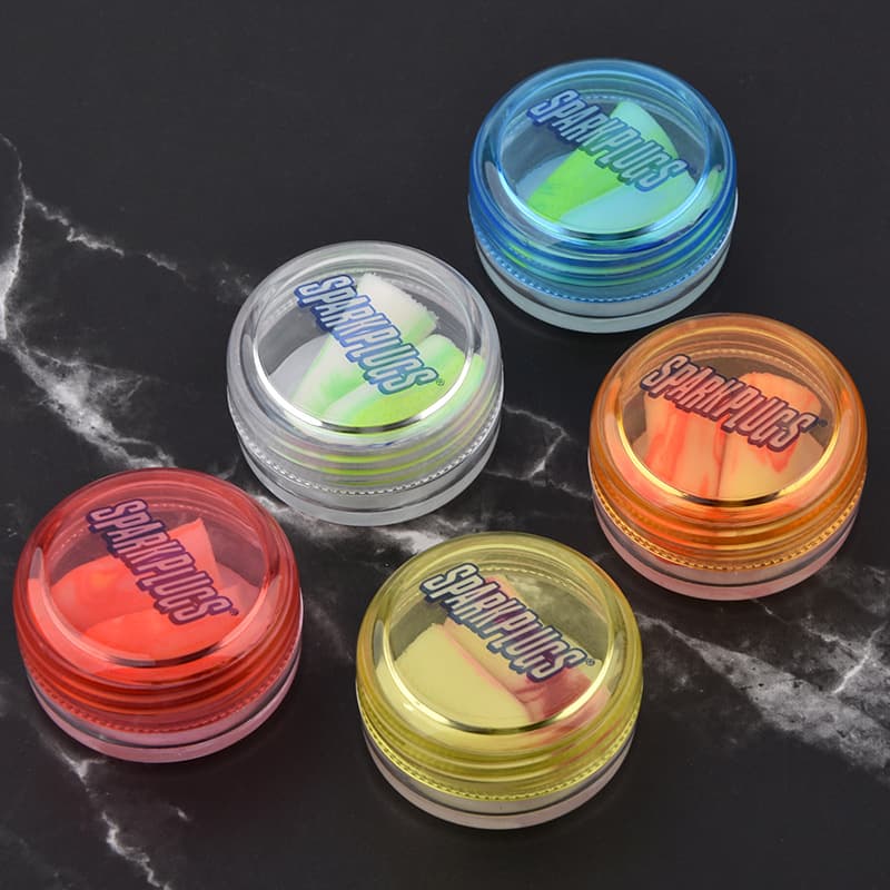 Colorful Noise Reduction Earplugs Slow Rebound Foam Anti Snoring Student Dormitory Sleep Aid Ear Buds Daily Life Soundproofing