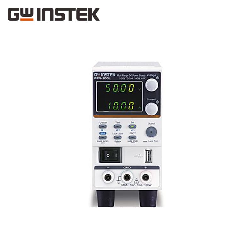 GW Instek PFR-100L(50V10A)/PFR-100M(250V2A) Single Channel Programmable DC Power Supply