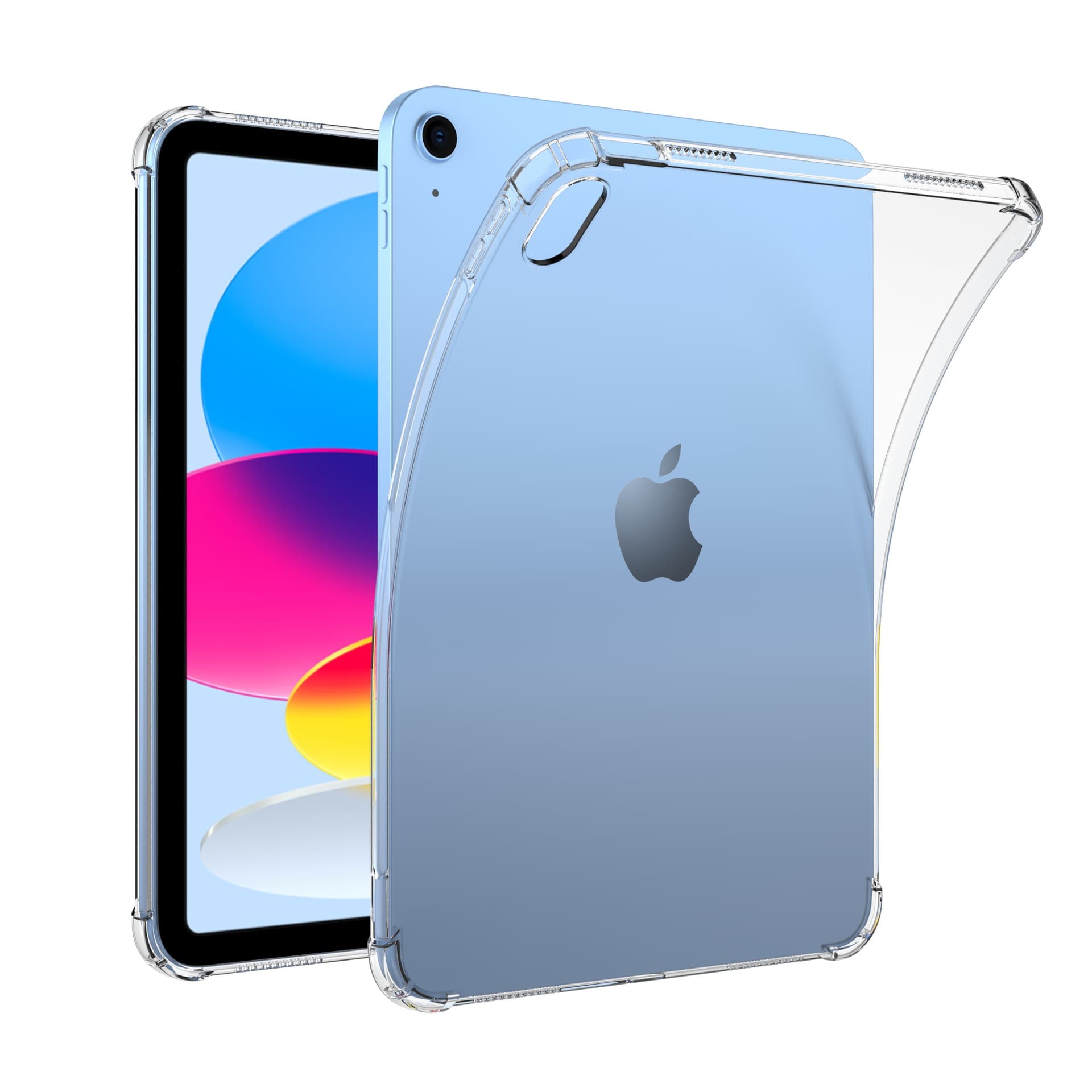 2025 Transparent TPU Soft Case for iPad 11, with Four-Corner Airbags for Drop Protection, Suitable for Pro 11, 10.9, and Air 13.