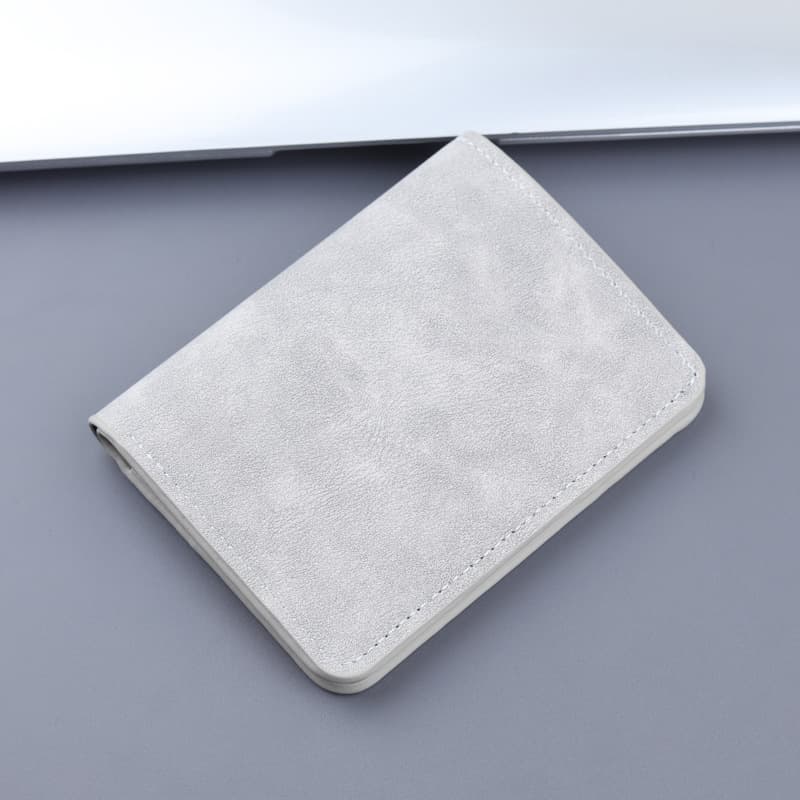 Multifunctional Men's Vertical Ultra-Thin Wallet, Driver's License Mini Wallet, Multi-Card Slot Leather Wallet, Purse
