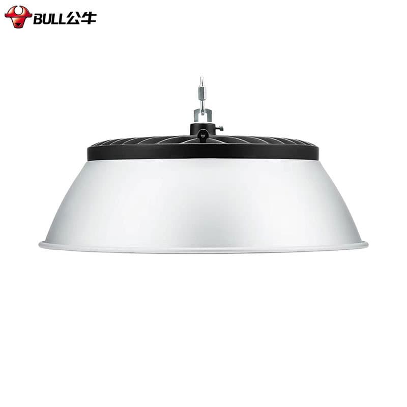 Bull Monochrome High Bay Lights 6500K for Factory Warehouse and Industrial Plant Illumination, 100W Model MK-B100A-AD