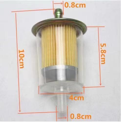Export Wholesale GF61 Gasoline Filter, Motorcycle Parts, Garden Machinery Plastic Iron Cover Filter Element Oil Cup