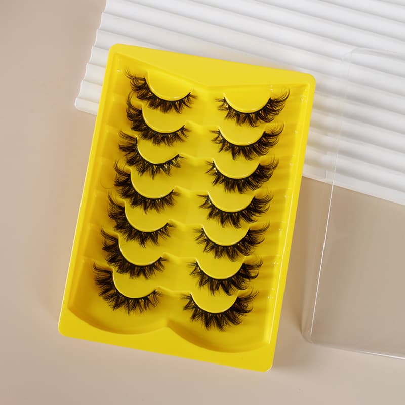 Cross-border Russian Volume False Eyelashes, Thick European and American Style Lashes, Natural Eye-Catching False Eyelashes, Factory Direct Wholesale