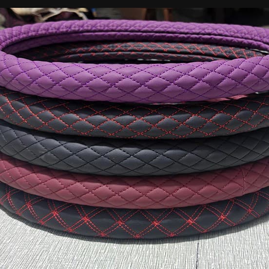 Embroidered Truck Steering Wheel Cover for Jiefang J6P Semi-Trailer, JH6, TianV, J6L, HanV 2.0, LongV, TigerV, HJ