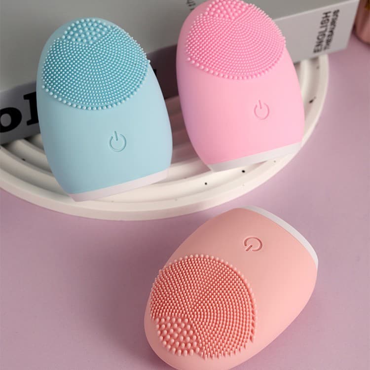 Electric Facial Cleanser Pore Cleaner Face Wash Brush for Men and Women Sonic Vibration Cleansing Brush
