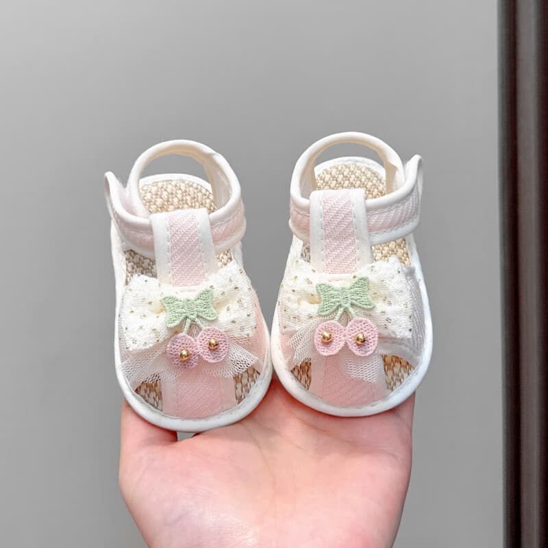Baby Sandals for 0-1 Year Old, Summer 6-13 Months, Boys and Girls First Walkers, Newborn Soft Sole Non-Slip Pre-Walking Shoes