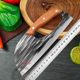New Household Effort-Saving Knife for Vegetables and Meat, Lightweight Lady Chef Knife, Hand-Forged Chef Knife