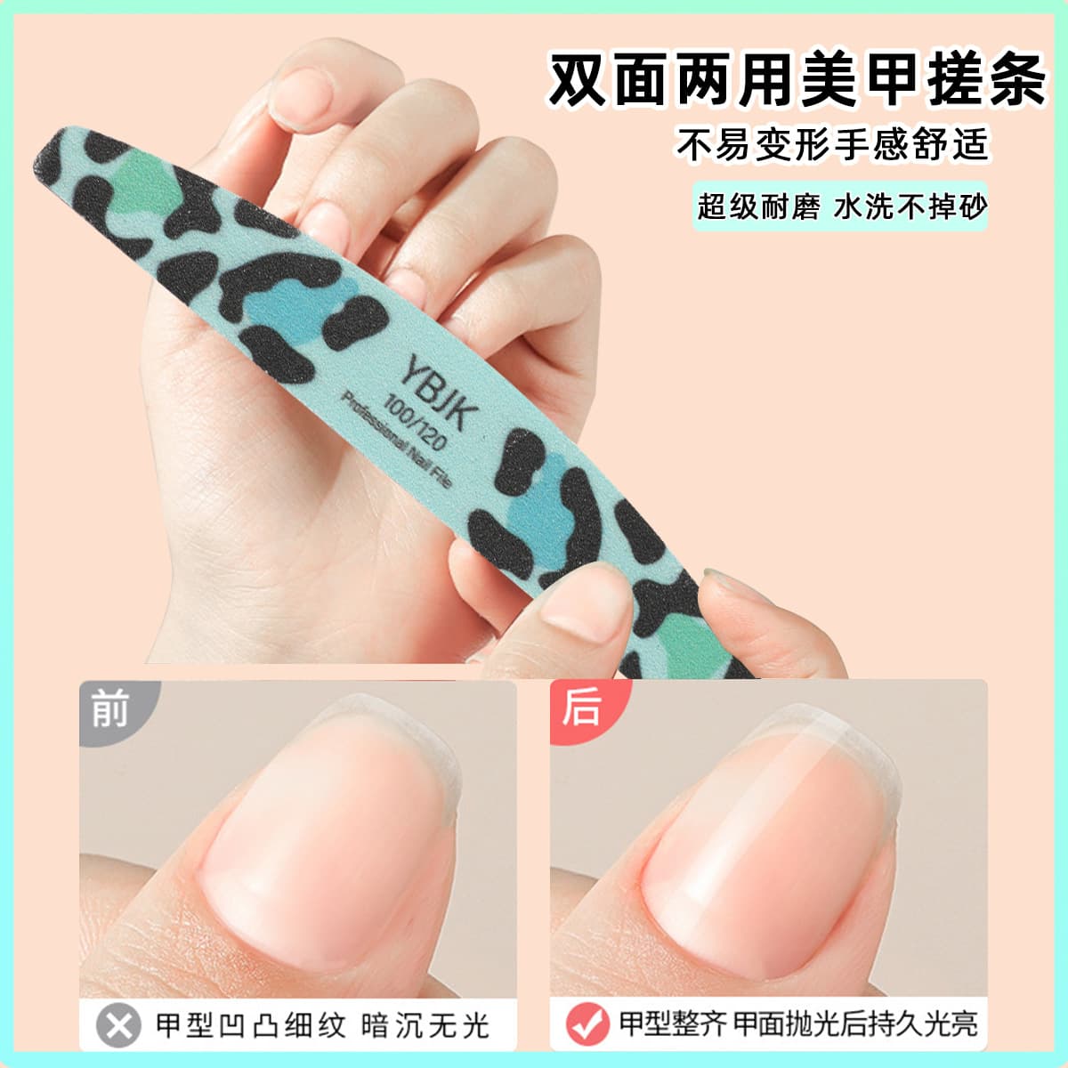 Complete Set of Nail Drilling Tools Wholesale Wooden Sanding Strip Beauty Health Tools For Nail Art Retail Packaging