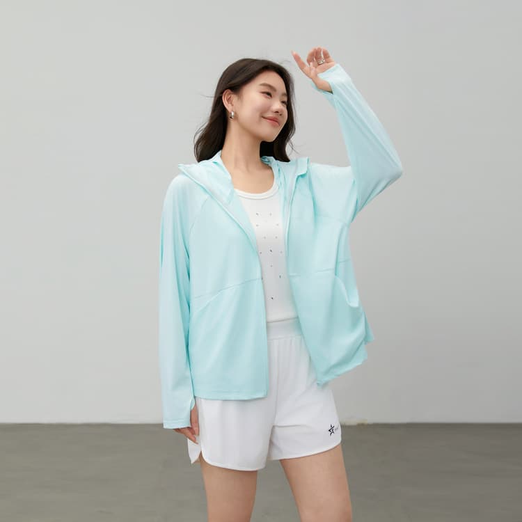 Hooded Lightweight Breathable Sun Protection Casual Versatile Jacket - Xianlixiu Plus Size Women's Summer New Arrival