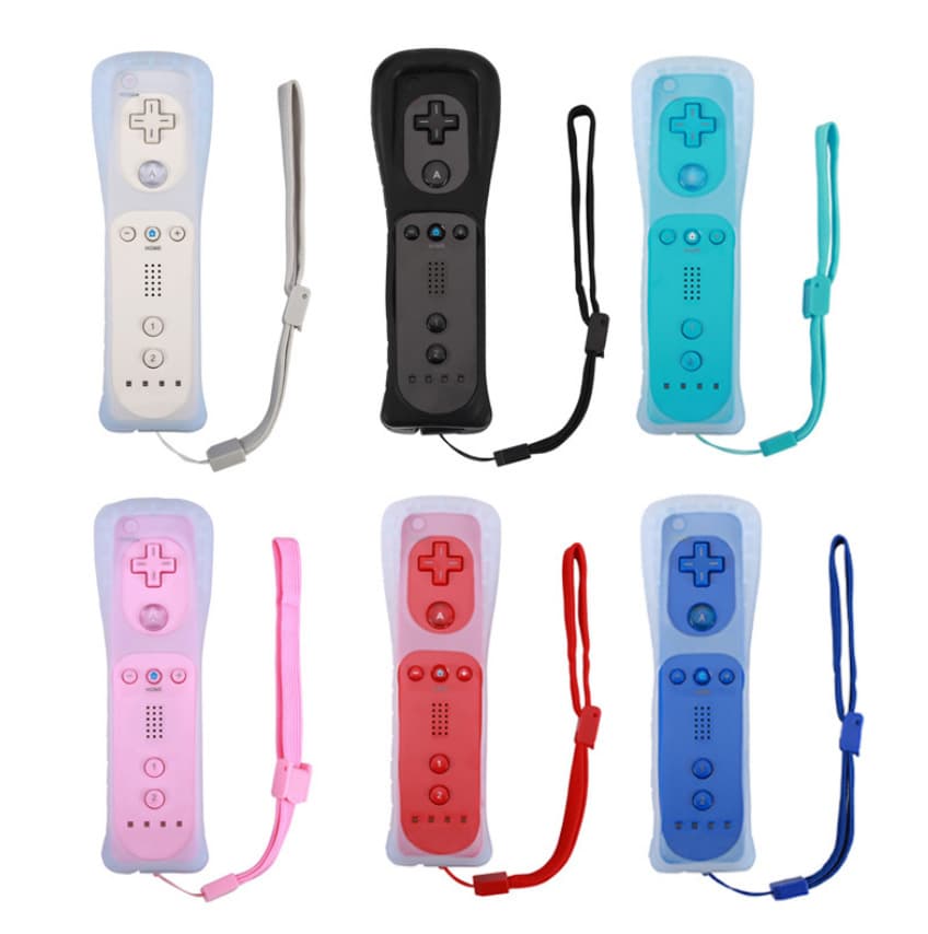 WII/WIIU Game Controller Standard Set Without MotionPlus, Ordinary Neutral Wireless Game Controller with Wrist Strap