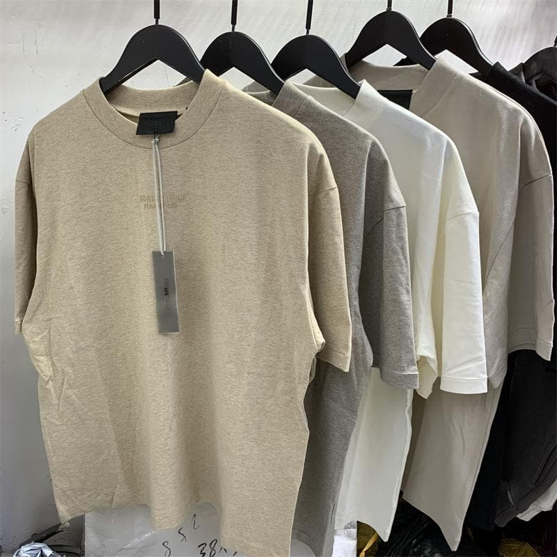 Drop Shipping FEAR OF GOD ESSENTIALS FOG New Collection Short Sleeve T-Shirt for Men and Women Trendy