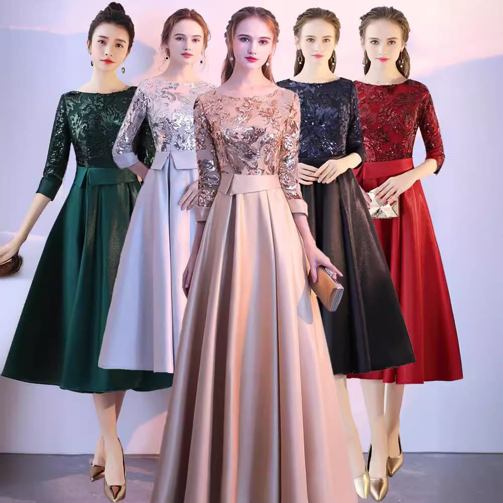 Women's Evening Gown 2026 New Arrival Elegant Banquet Performance Dinner Party Dress Hostess Long Dress Summer